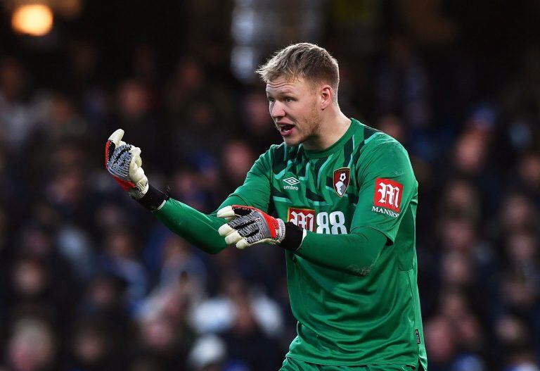 el arquero del Bournemouth, Aaron Ramsdale. (EFE)