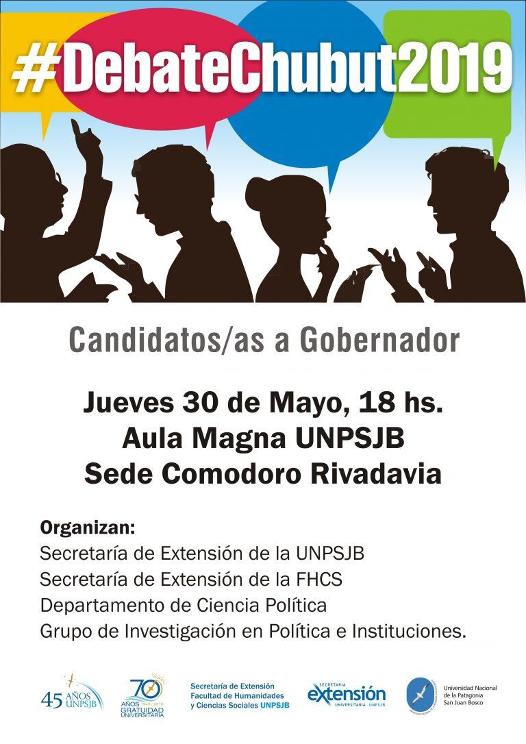 Debate organizado por la UNSJB