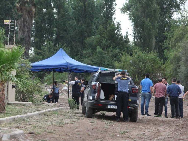 El cuerpo estaba en un baldío. Foto: El Sol.