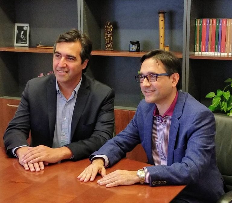 De la reunión en Buenos Aires participaron el senador Luis Naidenoff, el contador Ricardo Buryaile y funcionarios del gobierno nacional