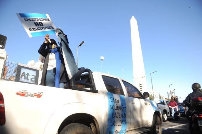 Marcha 17A: masiva concentración en el Obelisco (Foto: Federico Lopez Claro)