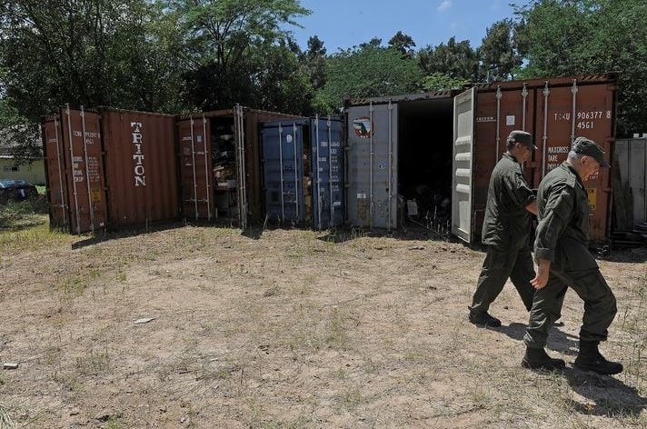 Bienes incautados de la corrupción. Foto: Alfredo Martinez, Clarín.