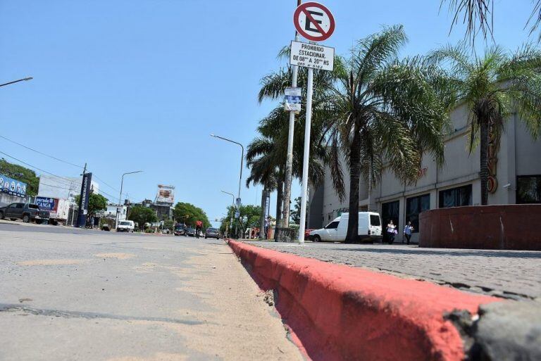 Lugares prohibidos el estacionamiento