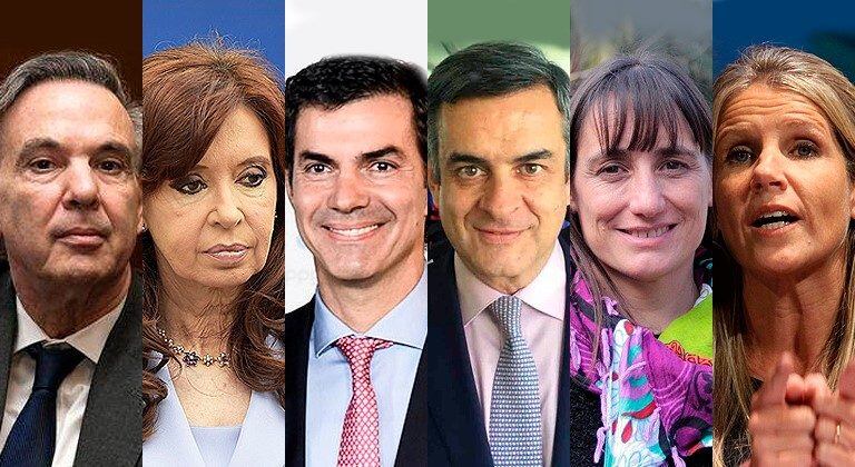 Candidatos a vicepresidente.