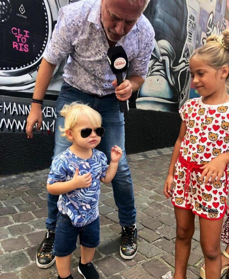 Mirko, en Bélgica y enamorado de Lola Demichelis, la hija de Evangelina Anderson (Foto: Instagram)