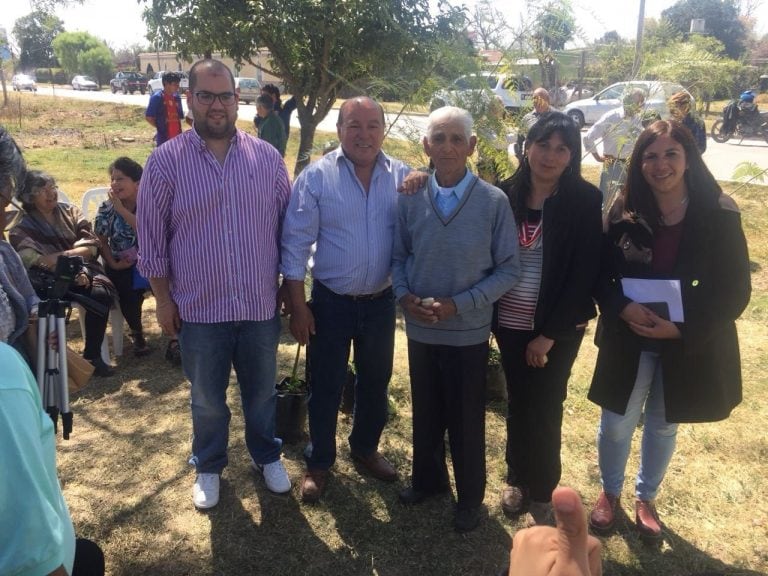 Serafín Casimiro durante el reconocimiento del Concejo Deliberante de Cerrillos. (El Tribuno)