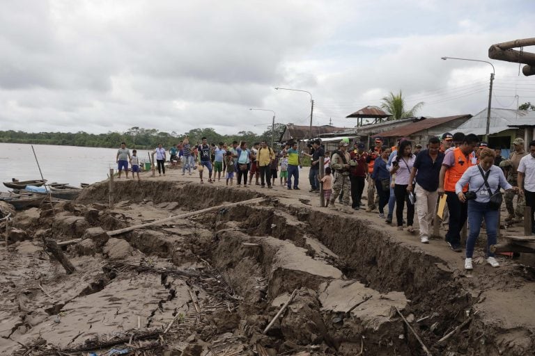 Puerto Santa Gema, en la ciudad amazónica de Yurimaguas (Perú) (EFE)