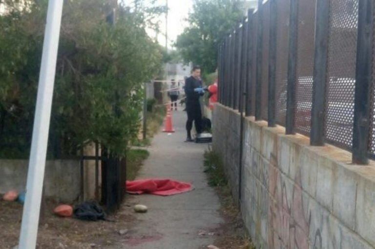 Pasillos del Barrio Textil, donde  Juan Carlos Lucena fue asesinado.