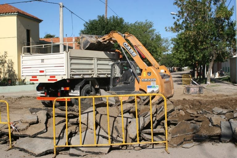 Adoquinado en IPV Arroyito