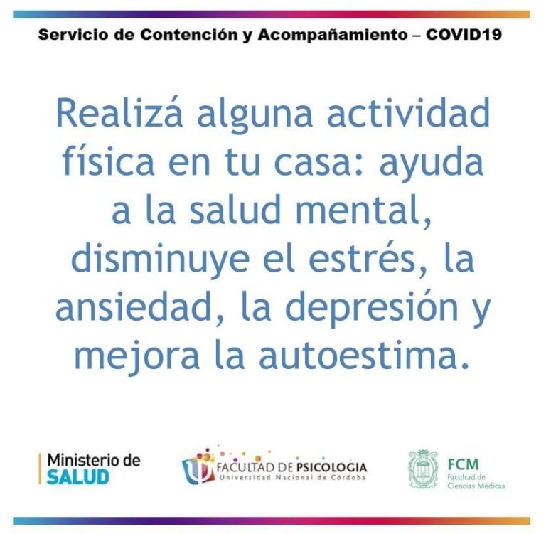 Servicio de Contención y Acompañamiento - COVID-19. (Facultad de Psicología y Ciencias Médicas. UNC).