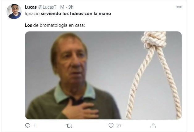 Los memes a Nacho Sureda "sirviendo los fideos con la mano"