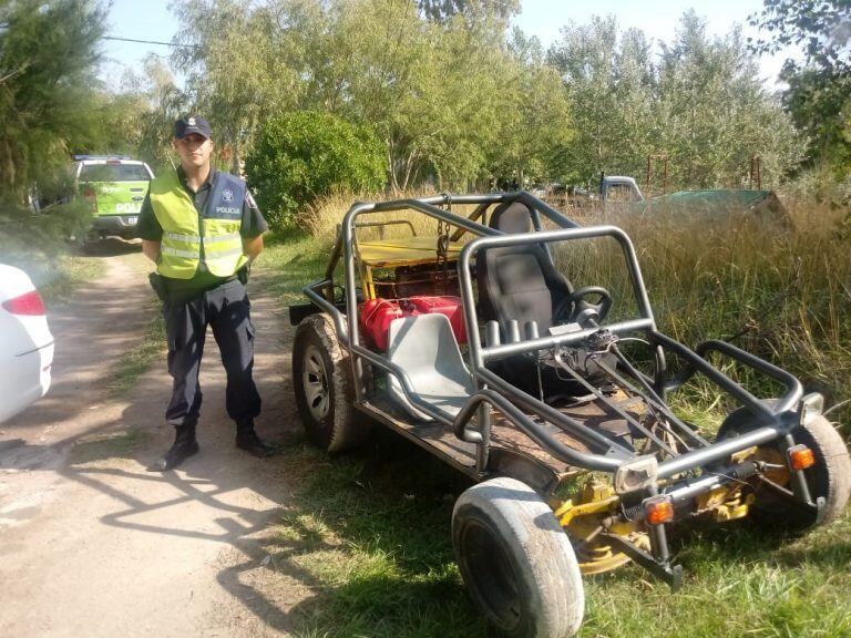 Vehículos secuestrados en Reta, Operativo Sol (prensa policial)