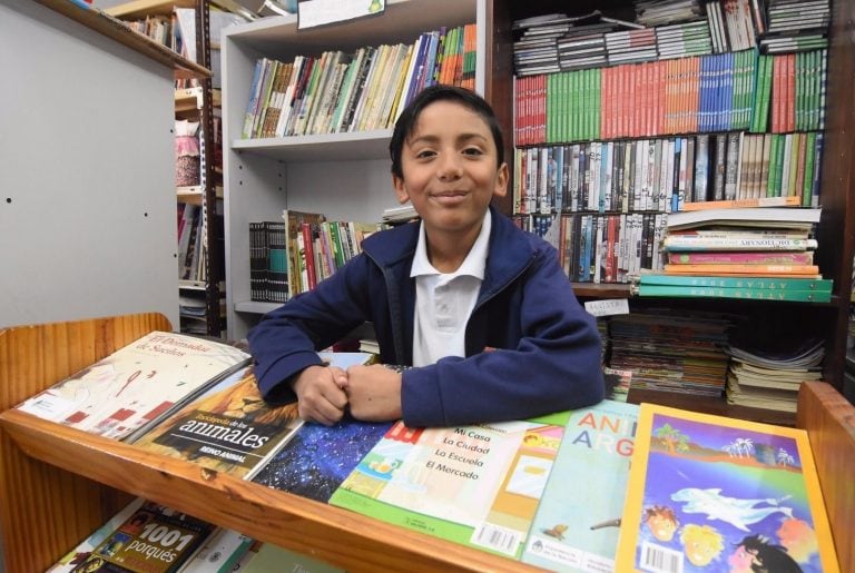 Kevin Villegas, el puntano campeón de la lectura. Foto: El Diario de la República.