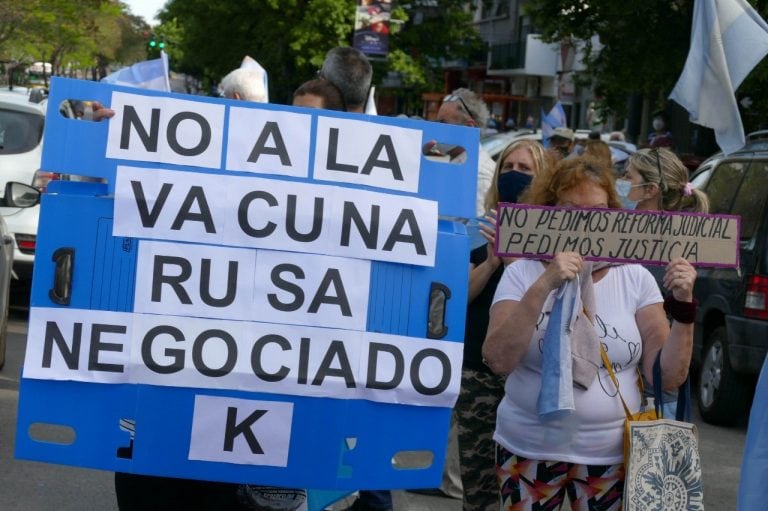 Un nuevo banderazo en contra del Gobierno (Foto: Clarín)