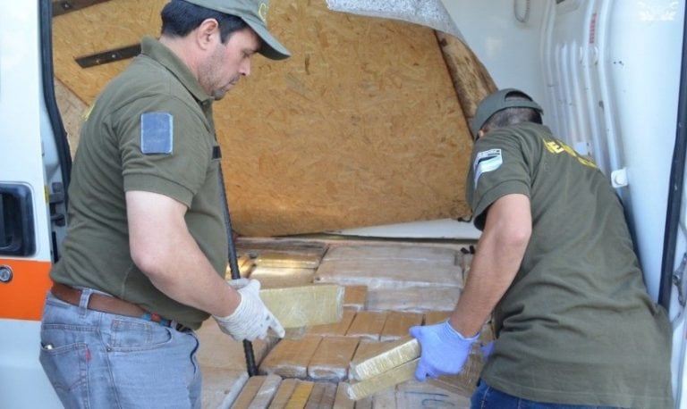 Decomiso de 400 kilos de marihuana