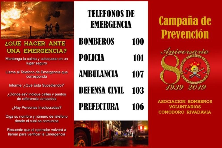 Campaña de bomberos