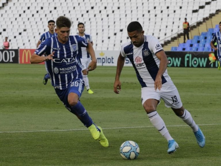 El "Tomba" no lo logró. Foto: prensa Godoy Cruz.