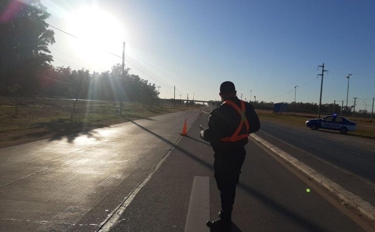 Controles Vehiculares en Arroyito entre Policia y Municipalidad