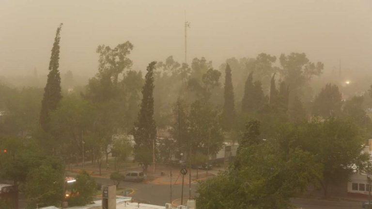 Viento Zonda en Mendoza.