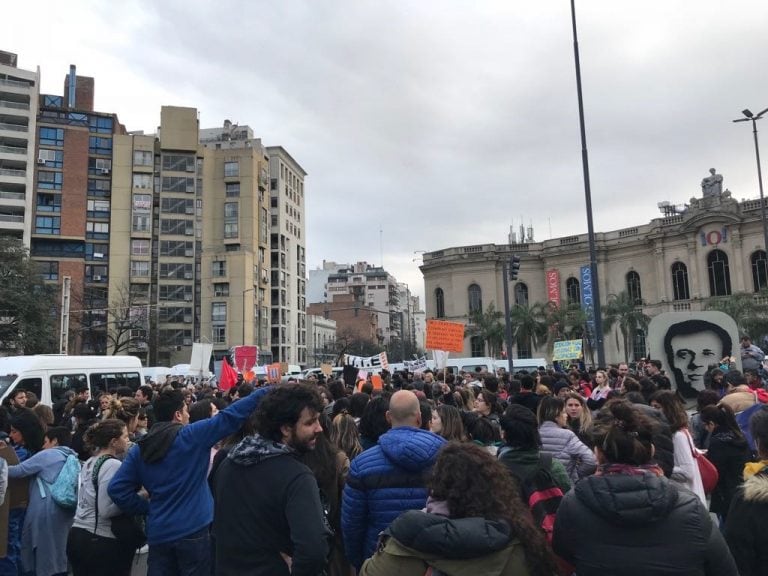 Entes de Carlos Paz participaron de la movilización en Córdoba