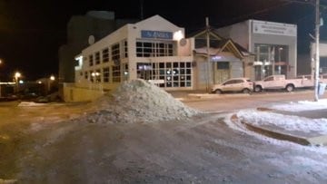 Limpieza de calles Invierno en Río Grande TDF