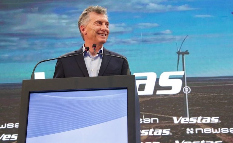 Mauricio Macri en Newsan (Federico López Claro)