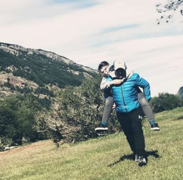 Benjamín y Néstor Martín disfrutando en el Parque Nacional