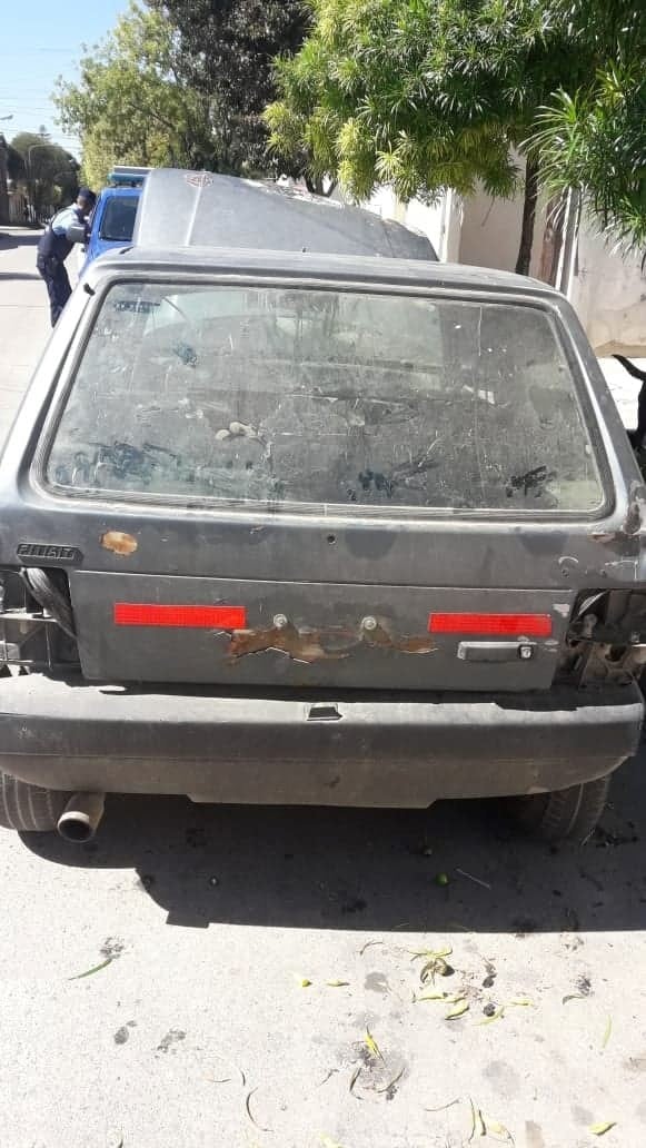 Fiat Uno secuestrado en Alta Gracia.