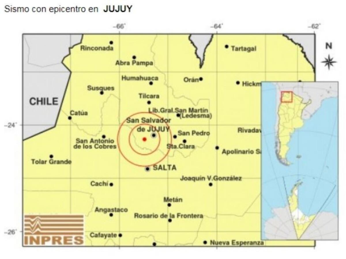 Un temblor en Jujuy sacudió a los salteños