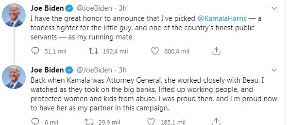 (Twitter: @JoeBiden)