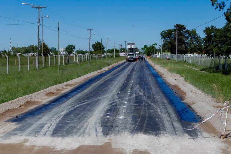 Las obras de pavimentación en las calles de acceso al frigorífico ya arrancaron.