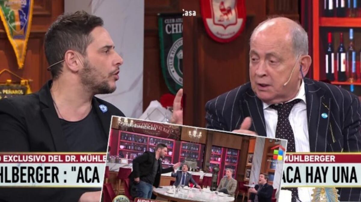 Rodrigo Lussich se peleó con Chiche Gelblung y abandonó el vivo de 'Polémica en el Bar'