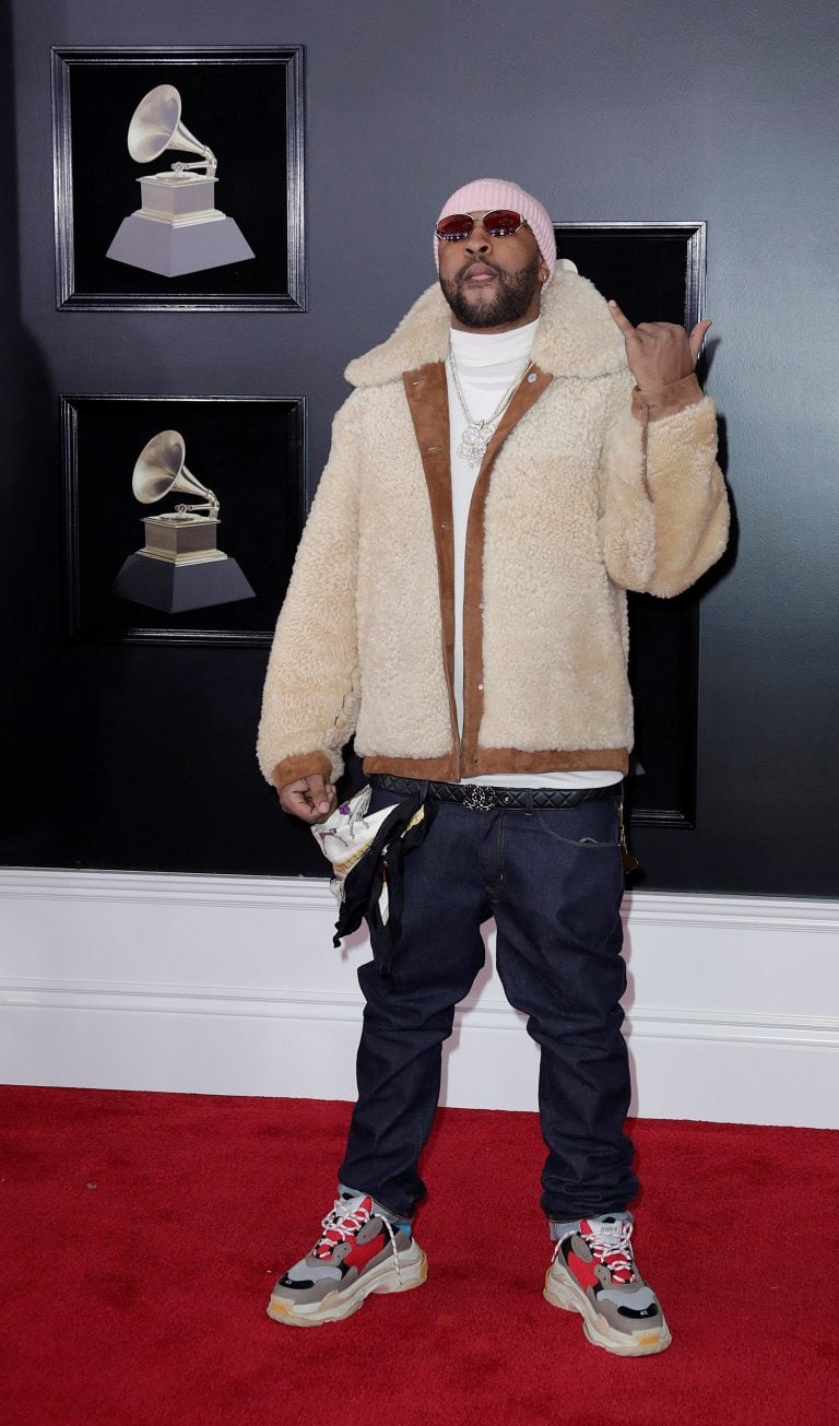 MCX001. New York (United States), 28/01/2018.- Mike Will Made It arrives for the 60th annual Grammy Awards ceremony at Madison Square Garden in New York, New York, USA, 28 January 2018. (Nueva York, Estados Unidos) EFE/EPA/JASON SZENES