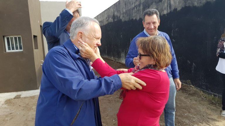 María José Palacios recibió su casa.