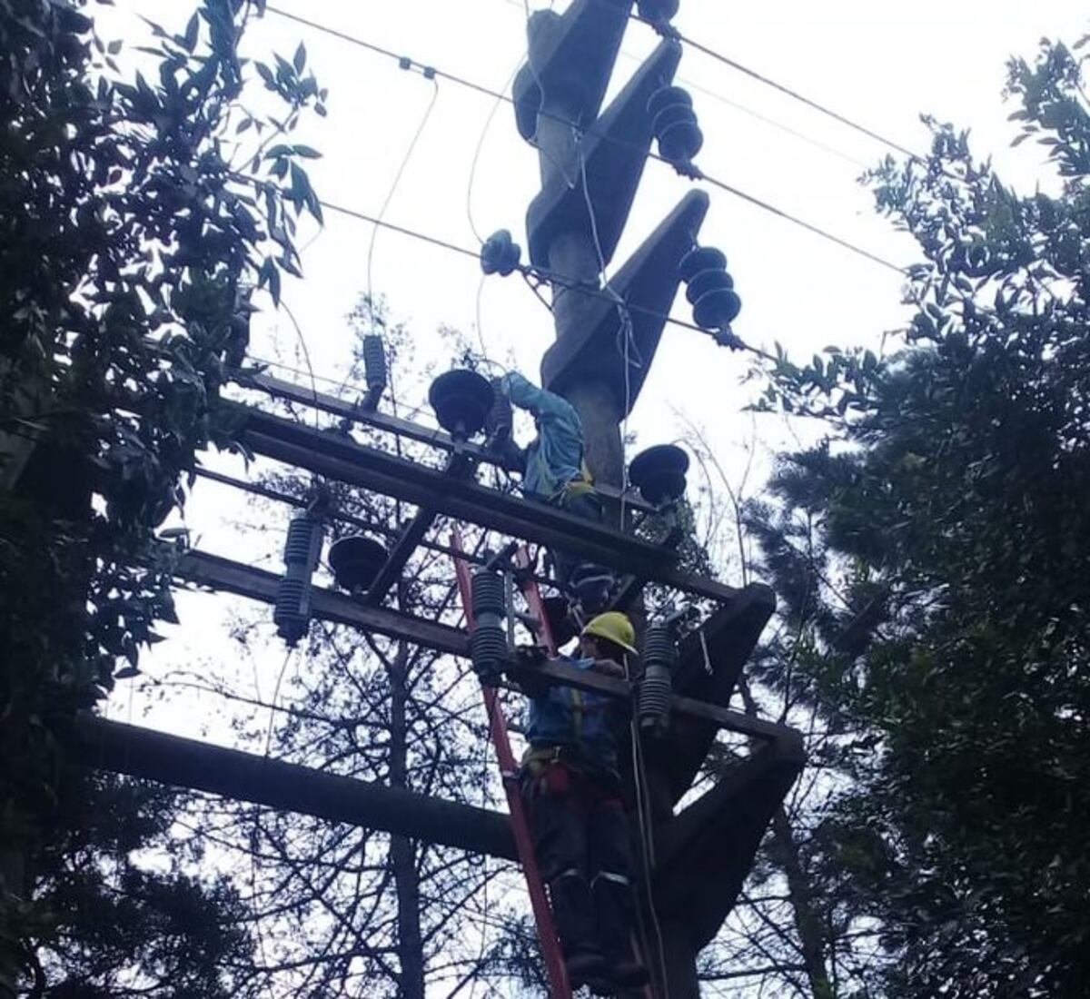 Hubo tres cortes por fallas en media tensión tras la tormenta en Rosario