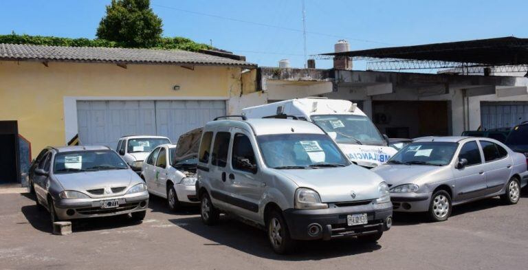 Autos subastados en Entre Ríos (web).