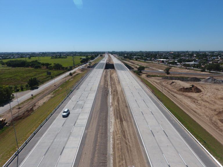 Las fotos de la apertura del primer tramo del cierre de la Circunvalación entre la Ruta 5 y el Arroyo La Cañada.