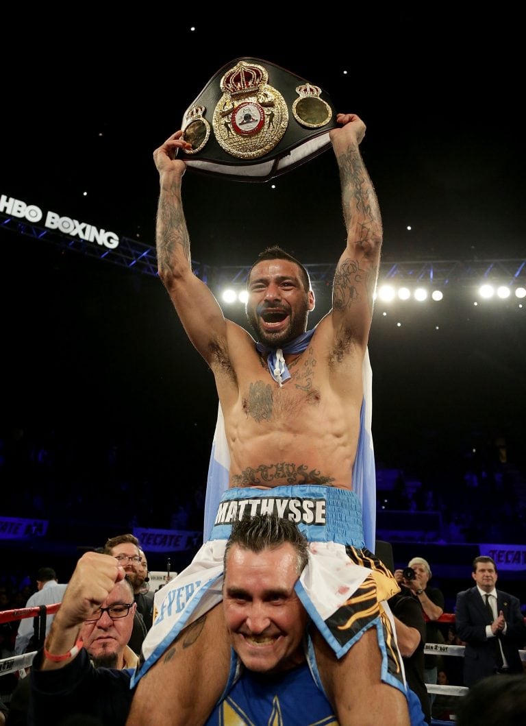 INGLEWOOD, CA - JANUARY 27: Lucas Matthysse of Argentina  at The Forum on January 27, 2018 in Inglewood, California.   Jeff Gross/Getty Images/AFP
== FOR NEWSPAPERS, INTERNET, TELCOS & TELEVISION USE ONLY == eeuu Lucas Matthysse pelea por el titulo categoria peso welter boxeo box pelea boxeador boxeadores