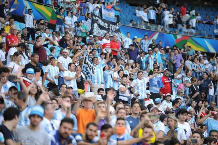 Copa América: Argentina vs. Catar. (Foto: Juano Tesone)