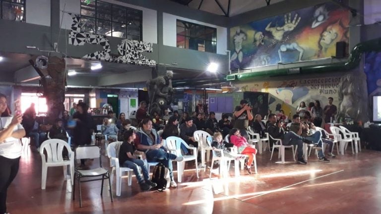 La gente se interesó en el evento