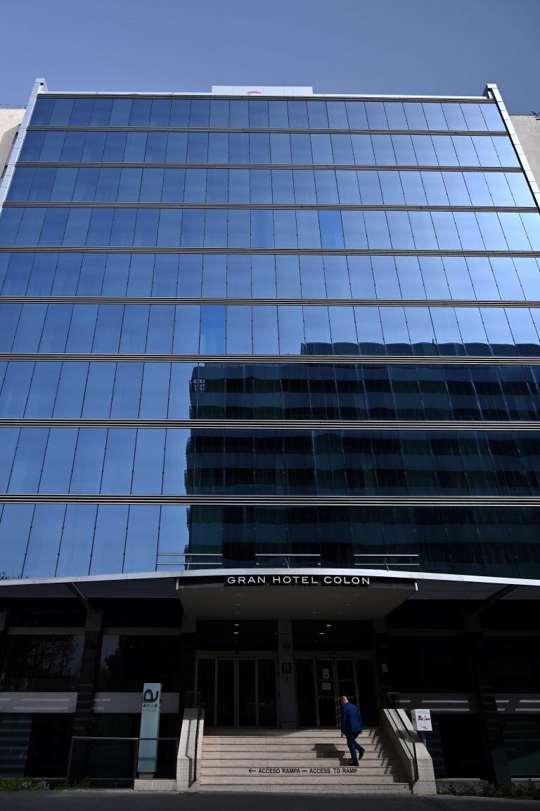 La fachada del Gran hotel Colon (Foto: Gabriel Bouys/AFP)