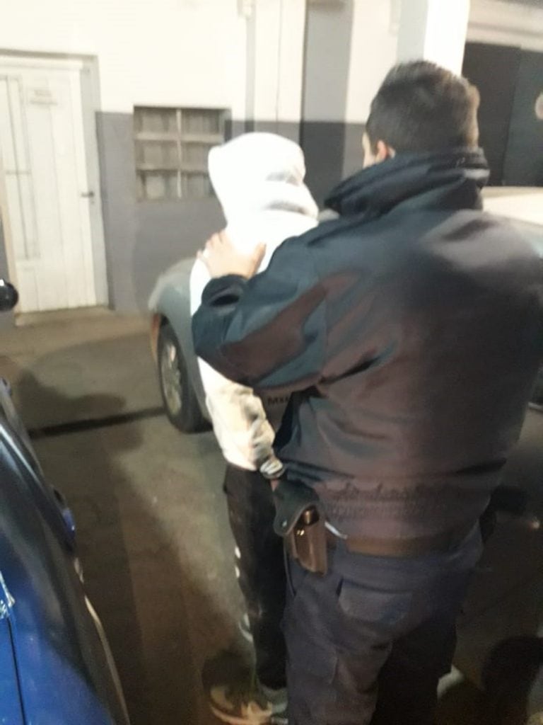 Motochorro detenido, Alta Gracia.