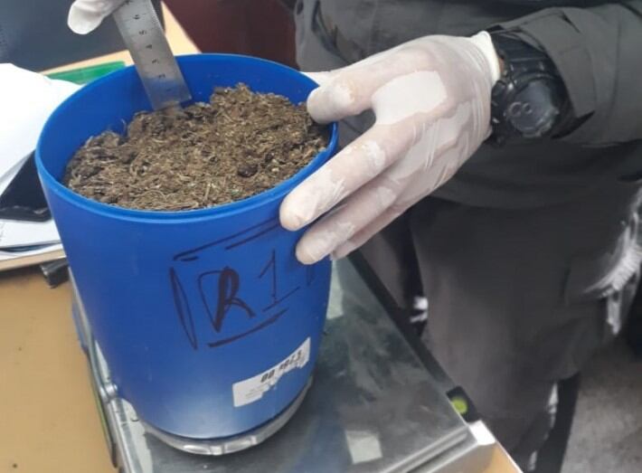 Secuestran más de 4.900 dosis de marihuana y detienen a una persona en la Ruta 11. (Web).