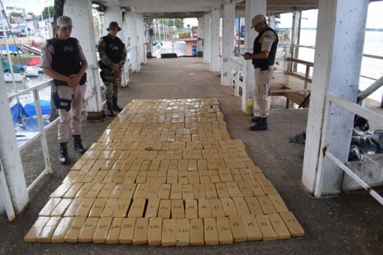 Procedimiento de Prefectura que lograron detener a un narcotraficante.