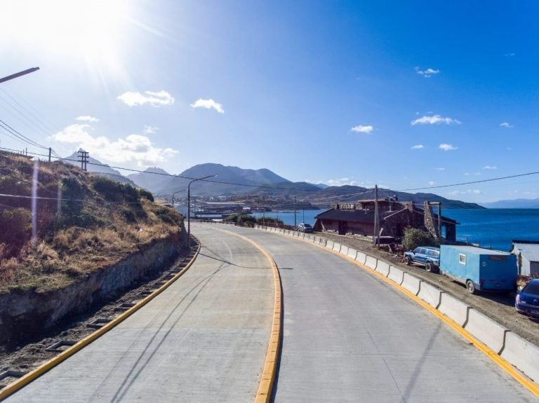 Obra en construcción de Avenida Perito Moreno