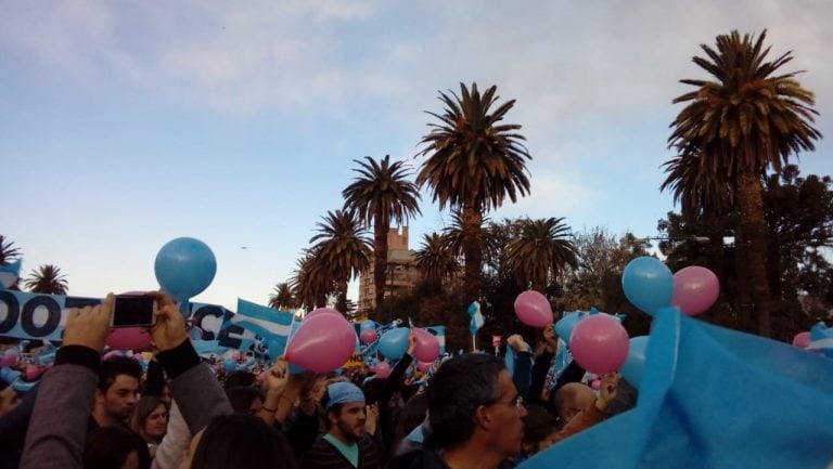 Más de mil personas fueron a la marcha Por las dos vidas en Mendoza