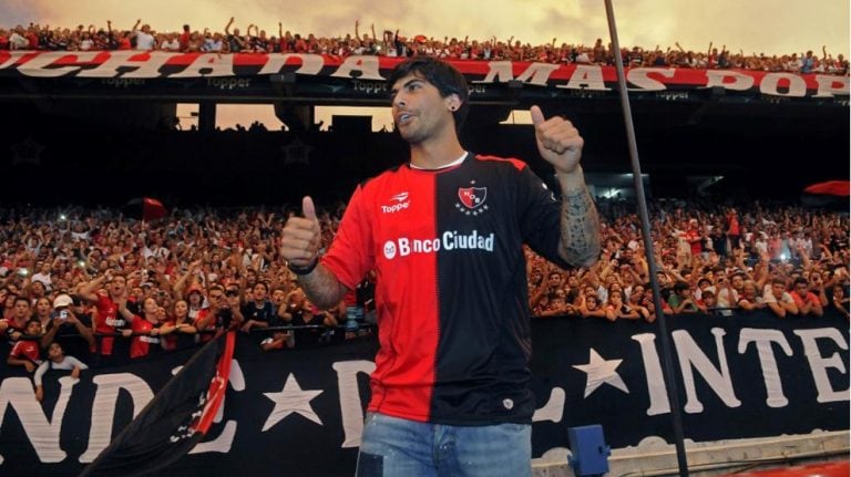 Ever Banega cuando jugó en Newell's