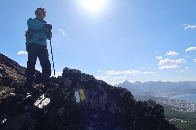 Señalización en los senderos de Tierra del Fuego