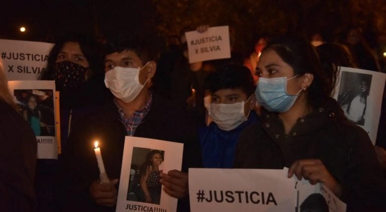 Marcha por el crimen de Silvia Apaza.