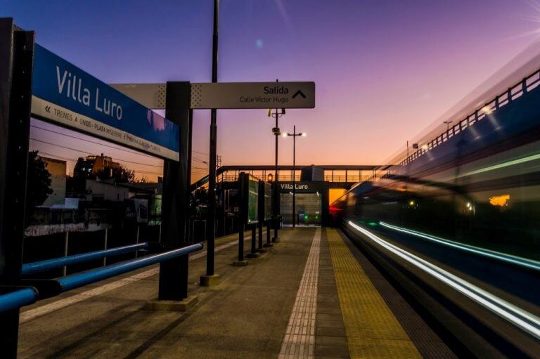 Estación Villa Luro de la línea Sarmiento. (Trenes Argentinos)